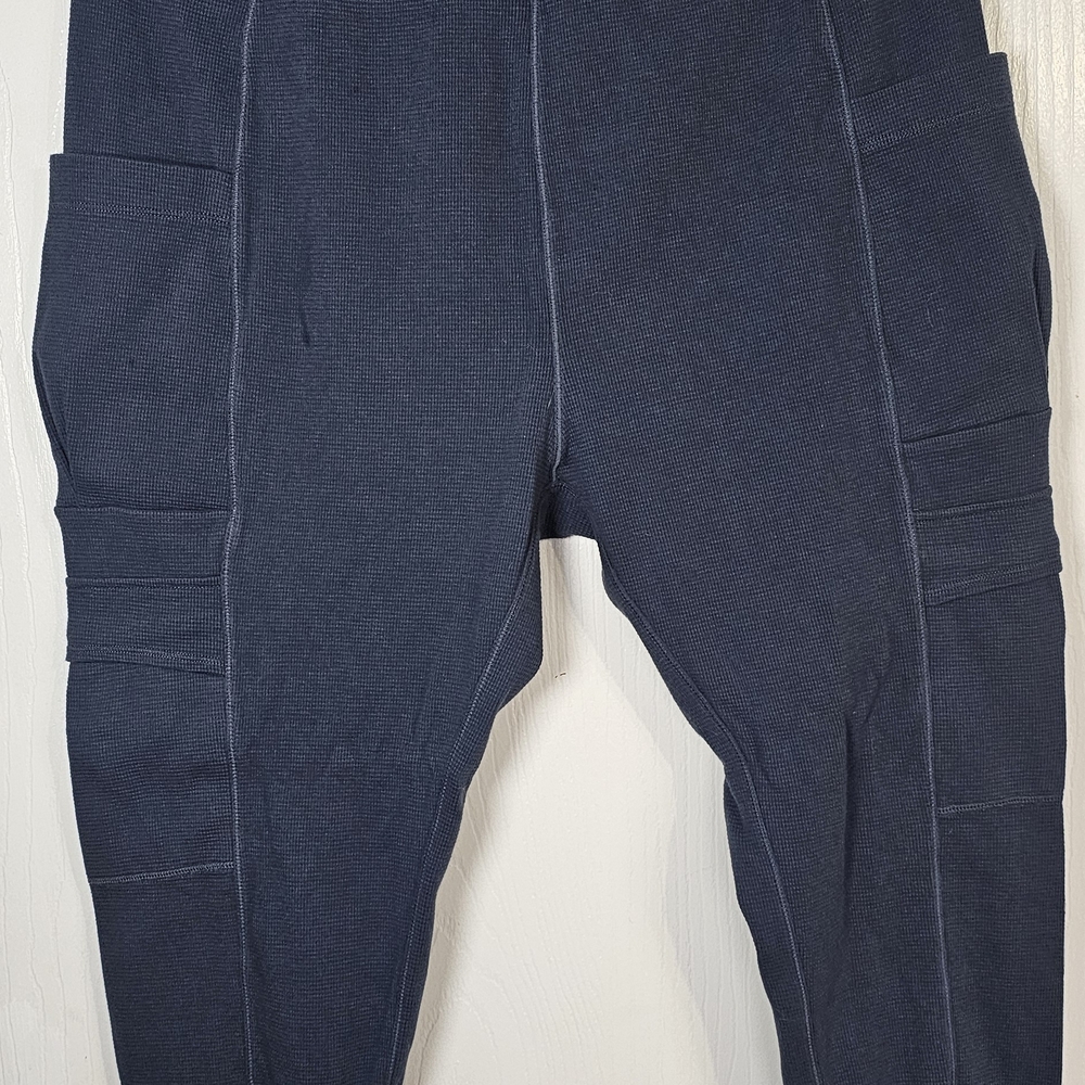 HALARA Navy Cargo Knit Joggers for Women